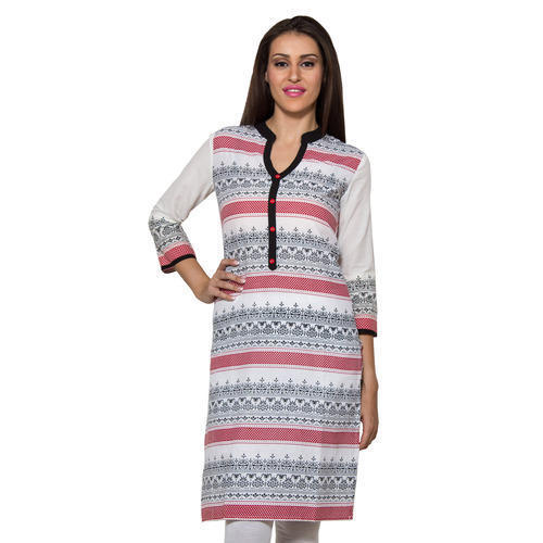 Ladies Band Collar Kurti