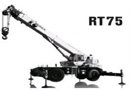 Terex RT 75 Rough Terrain Crane Service