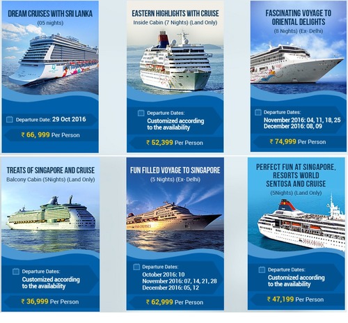 Singapore Malaysia Cruise Package Services Length: As Per Customers Requirement  Meter (M)