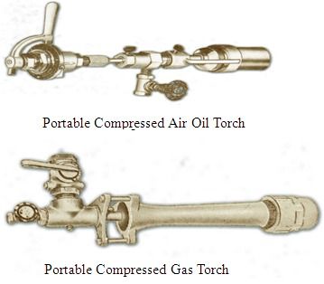  संपीड़ित वायु तेल और गैस मशालें 