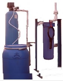 Domestic Softener Plants With Automatic Valve And Bigblue Cartridge Filter