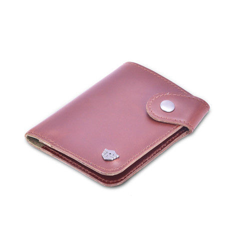 Flap buttoned wallet