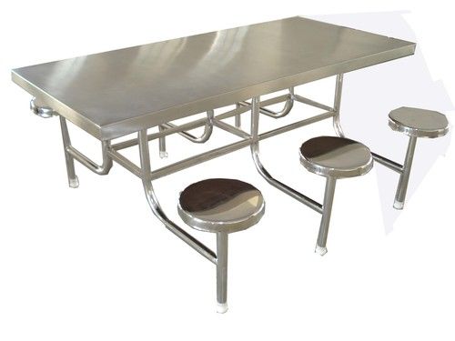 Restaurant Stainless Steel Dining Table Set