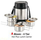 Bloom-4 Insulated Stainless Steel Lunch Carrier