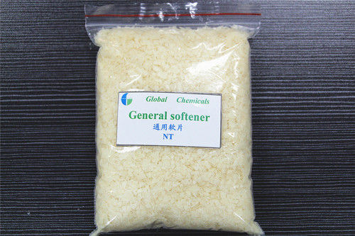 General Weak Cationic Softener Flakes Cold Water Type For Textile Finishing Shelf Life: 12 Months