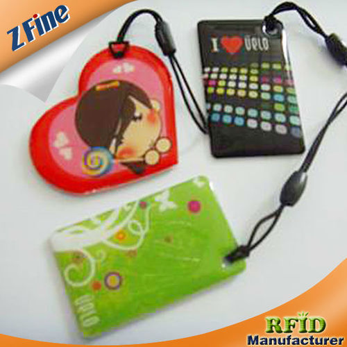 Drop Shaped Stone Pendant Rfid Exposy Card For Access Control