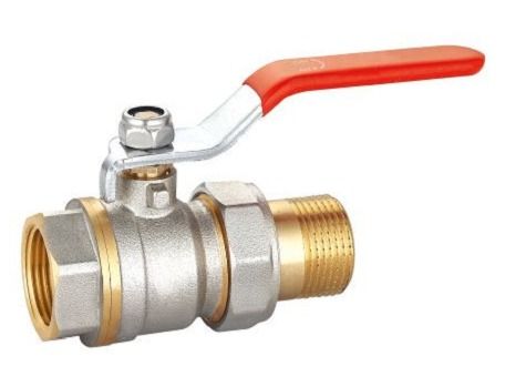 Lever Operation Reduced Bore Screw-Thread Connection Brass Ball Valve