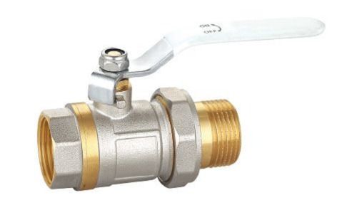 Nuts and NPT Thread Connection Reduce Bore Brass Ball Valve with DN15-DN50