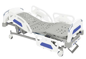 Manual Bed with Split Safety Rails