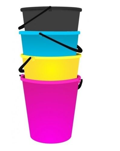 Coloured Plastic Bucket