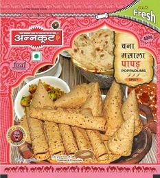 Open Spanner Set Chana Masala Papad