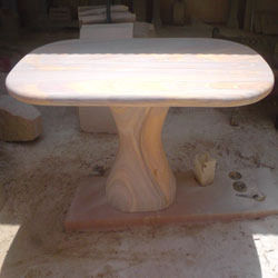 Granite Garden Bench