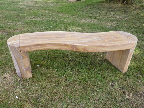 S Shape Garden Bench