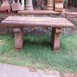 Straight Carved Bench
