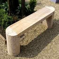 Various Designs Sandstone Garden Bench Dimension(L*W*H): 18X8X8 Inch (In)