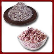 Dehydrated White and Red Onion Flakes