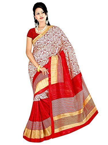 Printed Bhagalpuri Cotton Wedding Saree