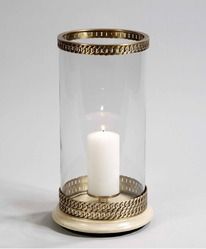 Unique & Designer Antique Brass Hurricane Lamp Size: 3-4 Inch