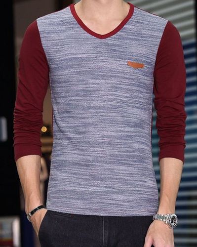 पुरुषों के लिए बढ़िया और सॉफ्ट कॉटन रंगीन कैज़ुअल और डिज़ाइनर टी शर्ट