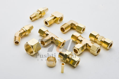 Compression Fittings Brass Tube