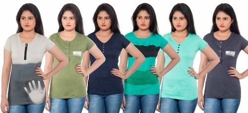 Women'S Solid T-Shirt Size: Large