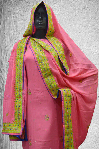 Pink Ludhiana Suit