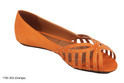 Orange Flat Sandals