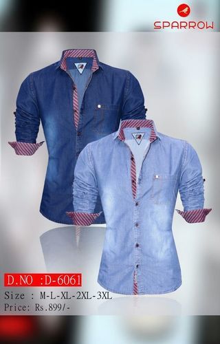 Branded Denim Shirt