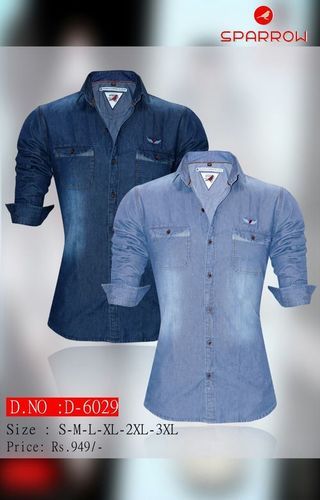 mens denim shirts