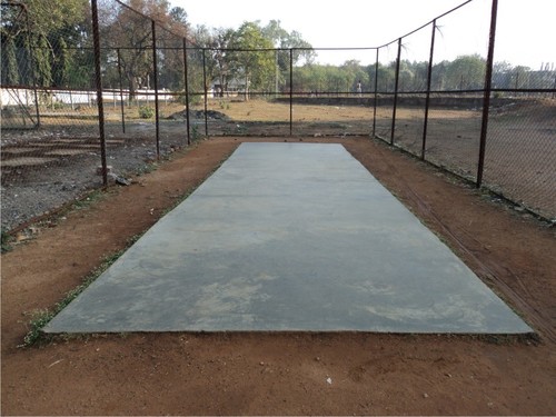 Ae Cemented Cricket Pitch Construction Service By Ajaib Enterprises LLP