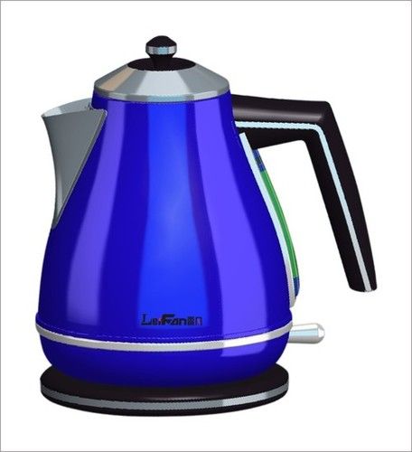 Manual Lid Open Portable 1.7 Liter Cordless Water Kettle
