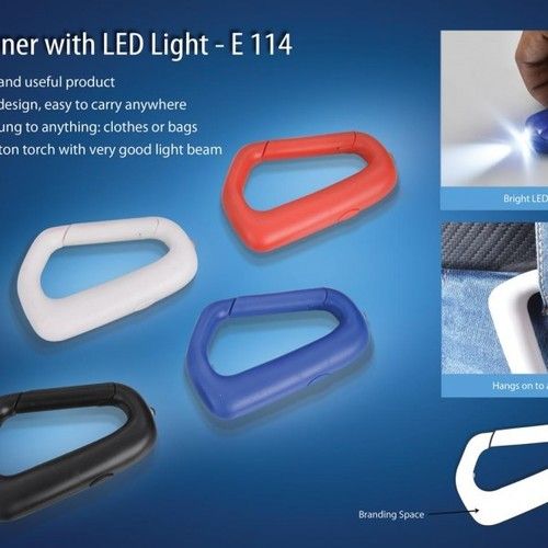 Carabiner With LED Light