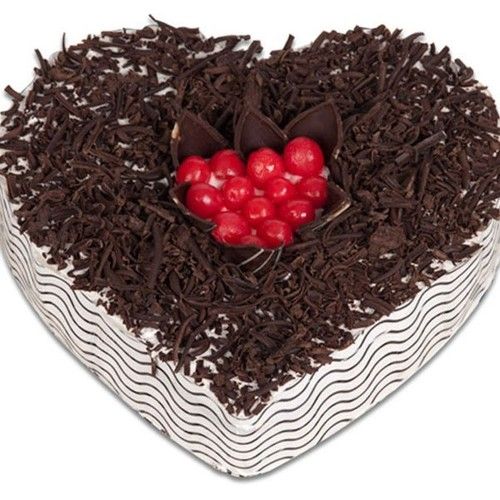 Heart Shape Black Forest Cake