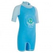 Kids Sun Protection Blue Swimming Suit