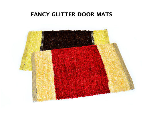 Multi Colour Fancy Glitter Door Mats