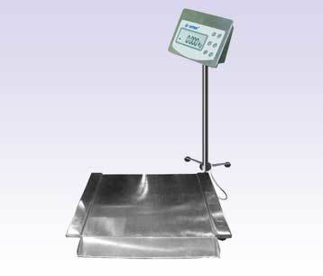 Stainless Steel Low Profile Floor Scales Pressure: 10 Bar