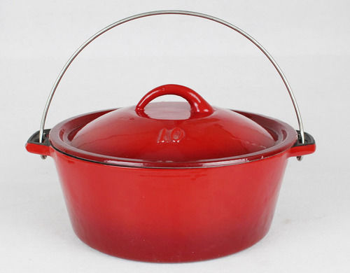 Enamel Casserole Cast Iron Pot