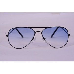 Blue Black Aviator Sunglasses