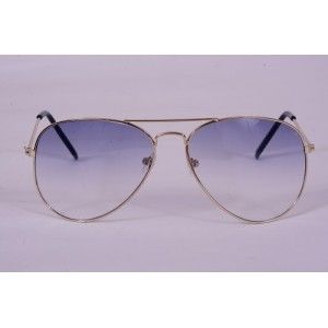 Blue Golden Aviator Sunglasses