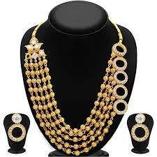 Gold Plated Necklace Set For Women