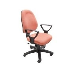 Medium Back Brown Office Chair