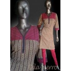 Cotton Hand Block Printed Kurtis