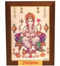 Ganesha Wooden Wall Hanging