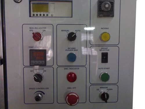Semi Auto Web Sealing PLC Control Panel