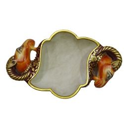 Mainda Shape Marble Carving Tray