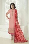 Pink Georgette Party Wear Suit