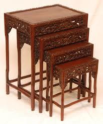 Carved Nesting Tables