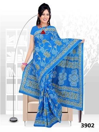 Stylish Indian Cotton Printed Saree Specific Drug