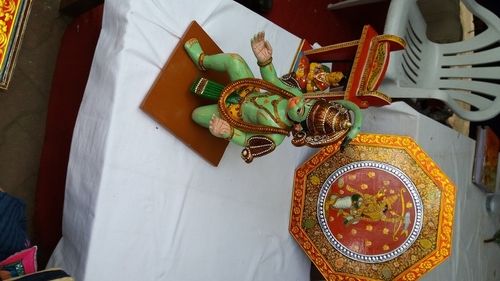 Wooden Hanumaan Ji Statue