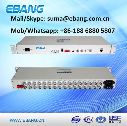 FMO-480 High Quality Unframed E1 Optical Converter